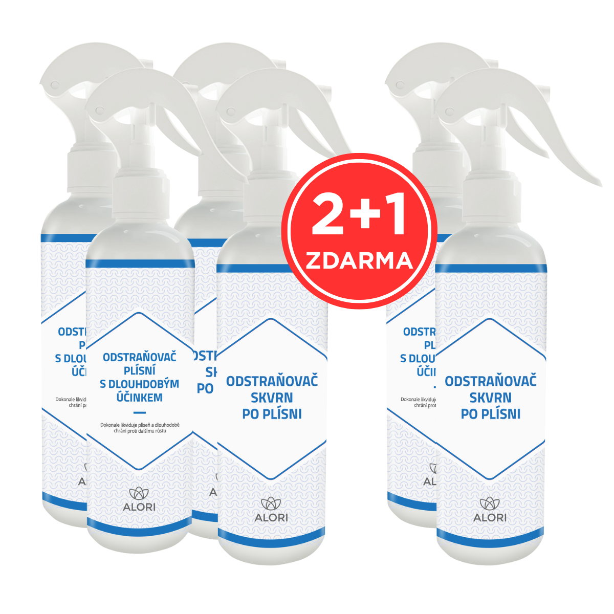 Set zur Schimmelbekämpfung und Fleckenentfernung 2+1 gratis
