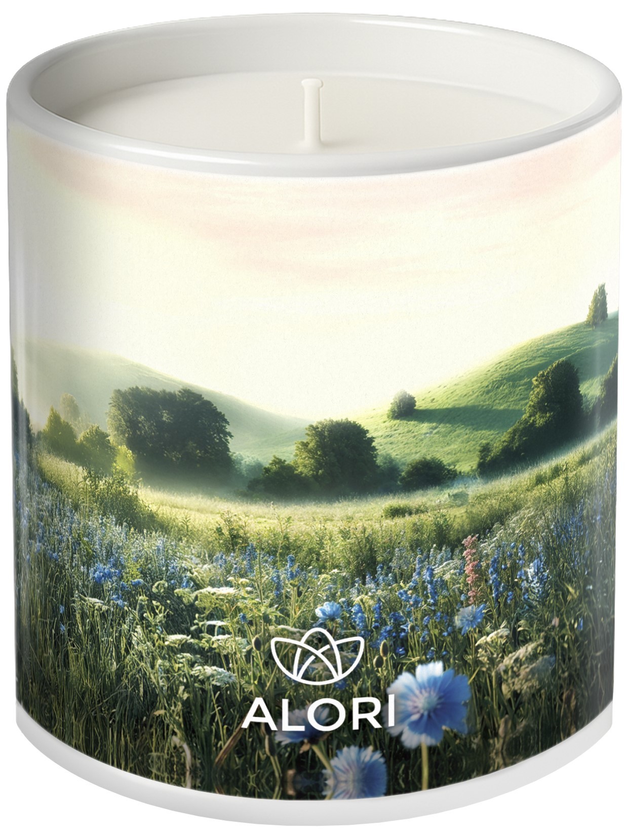 Sojakerze – Morgentau – weiß 300 ml