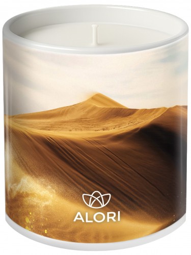 Sojakerze – Wüste Dubais – weiß 300 ml