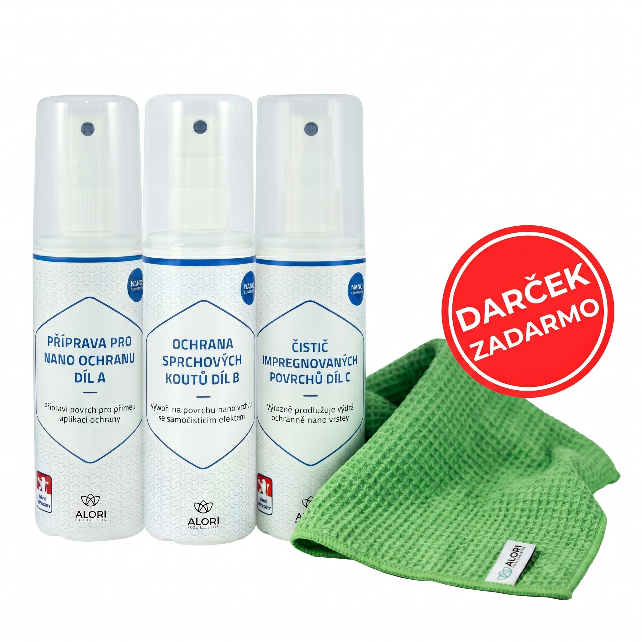 Schutzset für Duschkabinen + Gratisgeschenk