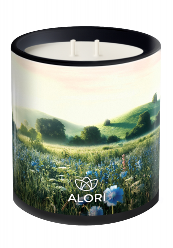Sojakerze – Morgentau – schwarz 450 ml