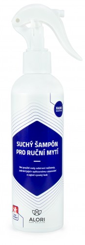 Trockenshampoo zur Handreinigung