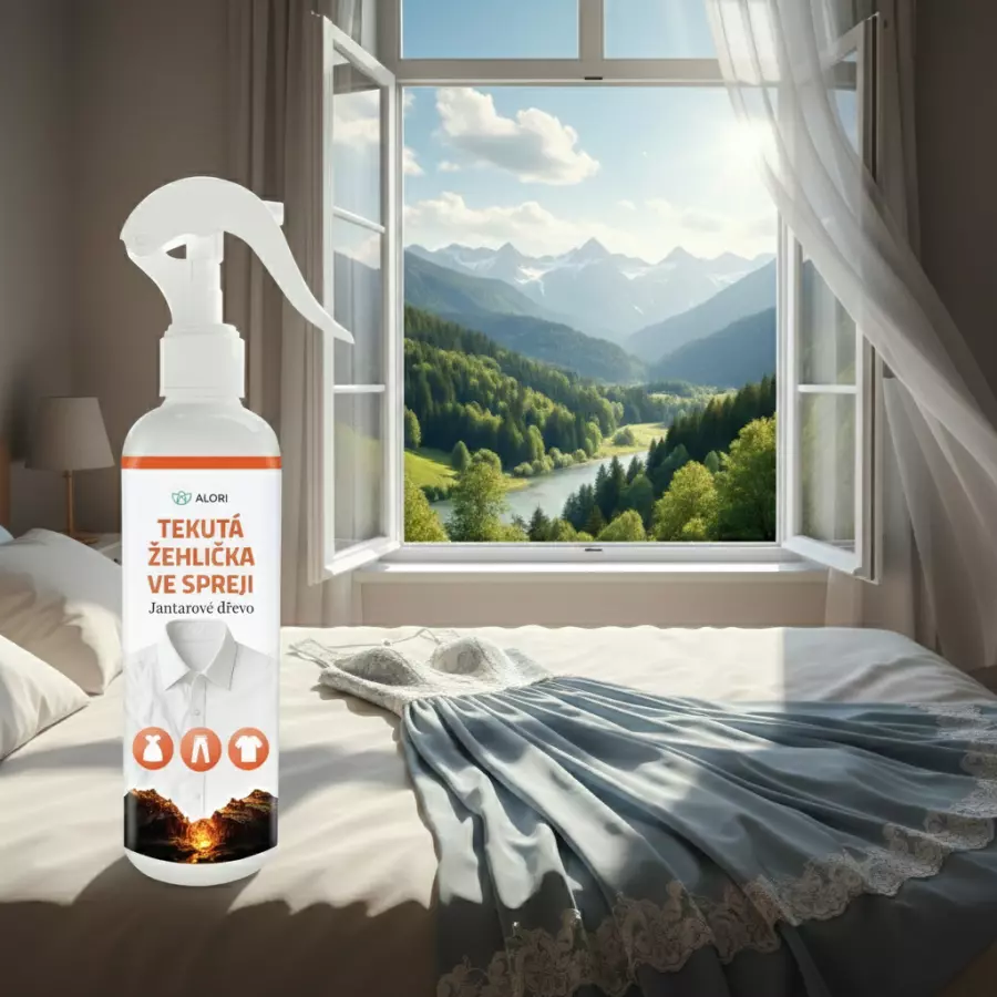 Textilglätter-Spray – Bernsteinholz