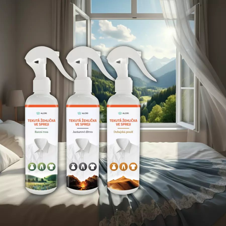 Textilglätter-Spray – Set mit drei Düften 2+1 gratis