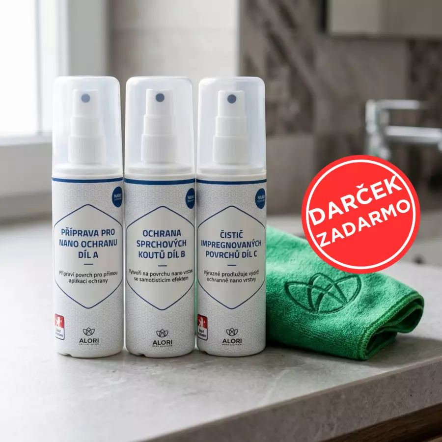Schutzset für Duschkabinen + Gratisgeschenk